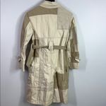 Marc by Marc Jacobs  beige patchwork long cotton belted coat size Small Photo 4