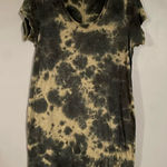 Sanctuary Social Standard By  Green Tie Dye Short Sleeve T-shirt Dress L Photo 0