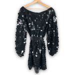 Lovers + Friends NWT - - Micah Mini Dress in Disco Black - Small Photo 2