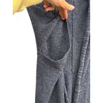 Athleta Women's Restful Cocoon Wrap Knit Cardigan Navy Fall Winter Cozy Size S Photo 4