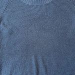 Avenue  Design Sweater Collection Blue Ribbed 3/4 Sleeve 22/24 Sweater Photo 3
