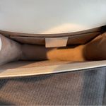 Gucci Sylvie Mini Leather Shoulder Bag, White w/ Red & Blue Sherry Line-Preowned Photo 7