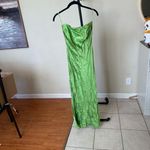 Bec + Bridge Moon Dance Green Strapless Maxi Dress Size 4 Photo 8