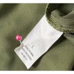 Ophelia Roe Green High Neck Lined Blouse Top Women Size Large | 6-5 Photo 3