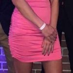 Hot pink party dress Size M Photo 0