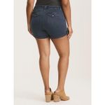 Torrid  Plus Size 28 Twill Military Cargo Shorts Dark Cotton Blend Photo 4