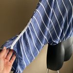 Bohemian cropped loose sleeve flowy smocked waist blouse medium Photo 1