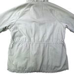 Woolrich Vintage Wool Blanket Lined Hooded Jacket Beige Plaid Lined Womens XL Photo 9