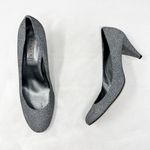 [Jigsaw] London Gray Spotted Print Round Toe Cone Shaped Heels Size 40 US 10 Photo 6