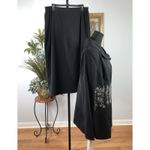 Ben Marc Women Black 2 Pc Skirt Jacket 16 Long Sleeve Formal Preppy Office Siren Photo 1