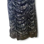 Taboo  black sequin rouched mini dress Medium Photo 4