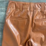 Free People Faux Leather Vegan Leather Wide Leg Pant Photo 5