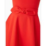 Kate Spade  Red Tie Waist Ponte Dress - XS Photo 2