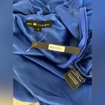 NEW Miss California Forever 21 Cobalt Electric Blue Chiffon Lace Up Maxi Dress S Photo 4