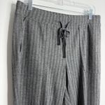 Talbots  Herringbone Luxe Ankle Zip Jogger Pant Gray Size Medium Petite Photo 5