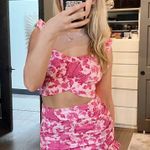 SheIn Pink Floral Set Photo 0