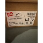 FitFlop Womens Wedge Sandal Metallic Beaded GALAXY Slip on toe post Size 10! Photo 7