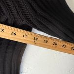 J.Crew Vintage Black Ribbed Turtleneck Cotton Sweater XS Cropped Fisherman Cabin Photo 4