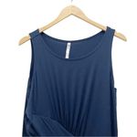 Fabletics NWT Active Retta Navy Blue Sleeveless Midi Dress Women’s Size Medium Photo 5