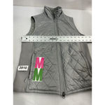 woman's l l bean XS Regular Gray Quilted Vest Zip Up Lined Photo 4