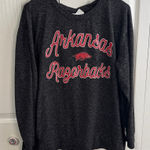 Liv Casual Arkansas Razorbacks logo sweatshirt size large Black Photo 0