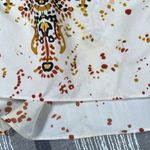 Free People  Intimately Strapless Tube Top Ruffle Paisley Top Size Small #1349-LA Photo 3