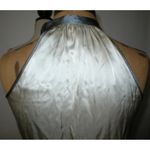 &merci Womens 2 NWT New Italy Designer Merci Silk Dress 38 IT Belt Sleeveless Tan Gray Photo 6