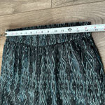 Joie ‎ Pallazo Silk Mid Rise Wide Leg Blue And Black Print Pants Size Small Photo 5