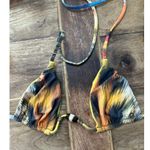 Ale By Alessandra  Ambrosio Raffiki Reversible Triangle Bikini Top Size Small Photo 4