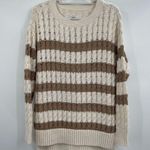 Anthropologie  Pilcro Longline Stitch Boho Oversized Sweater Xs Photo 1