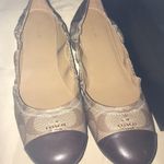 Coach Camilla Khaki/chestnut color flats Photo 0