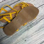 Torrid Strappy Sandals Women’s Size 10.5W Yellow Gladiator Photo 2