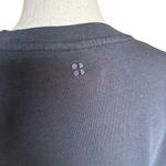 Sweaty Betty  Navy Pullover Sweatshirt Thumb Holes Size Small Photo 5