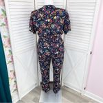 ASOS Uttam Boutique Floral Jumpsuit Blue Multi Large Photo 4