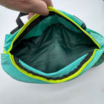 KAVU  Sling Bag Teal Green Neon Yellow Zip Crossbody Fanny Pack Photo 4