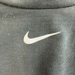 Nike  Women's S Cropped Twist Front Top One Classic Dri-Fit Short Sleeve Black Photo 4