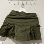 PacSun  Olive Pleated Cargo Mini Skirt Photo 2