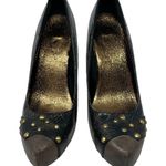 BKE  Buckle Studded Platform Snakeskin Pumps Heels 7.5 Y2K Glam Bratz Photo 1