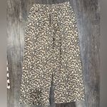 Aerie  Cheetah Wide Leg Sweatpants Photo 3