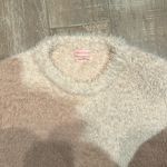 Urban Outfitters  Cream Fuzzy cropped Sweater Photo 2