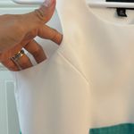 Perceptions Petite Blazer & Top Women's 8P Teal/Black/White Workwear Officewear Green Photo 7