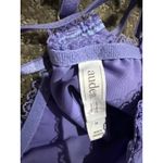 Auden Purple Satin Boned Bustier Top With Adjustable Straps & Lace Trim S Photo 8
