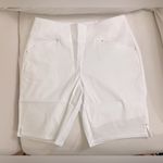 International concepts NWT  White High Rise Regular Size 6 Bermuda Core Shorts Photo 1