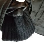 Gap VINTAGE Y2K  FAUX FUR TRIM HOOD PUFFER COAT BLACK S 2006 Photo 5