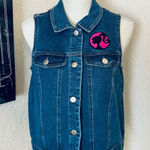 Barbie Denim Vest Blue Size XXL Photo 0