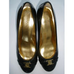 Ralph Lauren LAUREN  WOMEN'S PUMPS PATENT BLACK LEATHER SIZE US 9m Photo 2