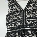 Sugar Lips Sugar + Lips Illusion Dress Lined Lace Overlay Women Sz L Sleevless V-Neck Boho Photo 3