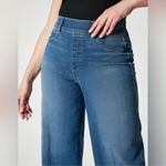 Spanx Women’s Seamed Front Wide Leg Pull On Stretch Jeans Vintage Indigo Size XL Photo 2