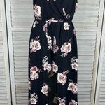 Maxi/Romper Dress Black Floral Photo 0