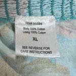 Anthropologie Love The Label Top Womens XL Blue Floral Puff Sleeve Asymmetrical Blue Photo 11